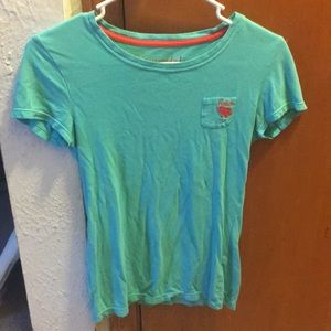 Aeropostale Teal Short Sleeve Tee